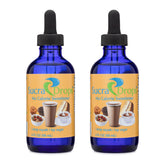 SucraDrops bottle-pour demonstrates precise drop control for easy, calorie-free sweetening in drinks.