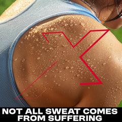 SueroX zero sugar blueberry bottle supports active days.