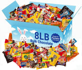SUGADELIC assorted chocolate variety pack display for parties and gatherings, offering crowd-pleasing flavors.