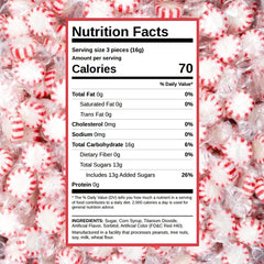 SUGADELIC Starlight Peppermints 2 lb bag ideal for parties and events