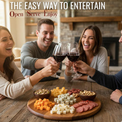 SUGAR PLUM summer sausage tasting tray highlights easy snack for entertaining.