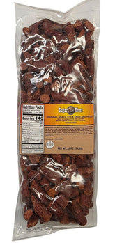 Sugar River Meat Snack Ends & Pieces bag, 2lb, savory bites for on-the-go snacking.