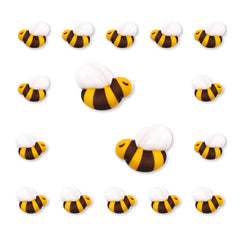 Sujoygar edible bee sprinkles for cakes add vibrant whimsy.