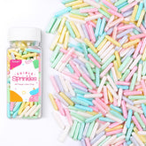 Sujoygar pastel sprinkles for cake decorating add vibrant color to cakes.