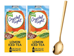 Sukkar Pasha Crystal Light On The Go Lemon Iced Tea mix for on-the-go, sugar-free, low-calorie refreshment.