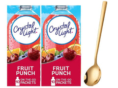 Crystal Light On The Go Natural Lemonade sachets by Sukkar Pasha offer a sugar-free, low-calorie on-the-go refreshment.