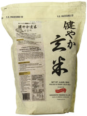 Sukoyaka Genmai bulk pouch on shelf for batch meals