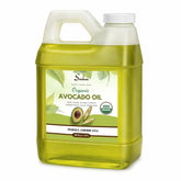 Sulu Organics avocado oil bottle shows a rich green-gold color for versatile cooking.