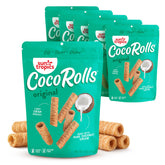 Sun Tropics CocoRolls Original pack features coconut cream, ideal for dipping.