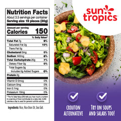 Sun Tropics Mochi Crunch Tamari Teriyaki flavor, savory and gluten-free snacking