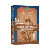 Sunbelt Bakery Almond Sweet & Salty Chewy Granola Bars on shelf, quick breakfast option