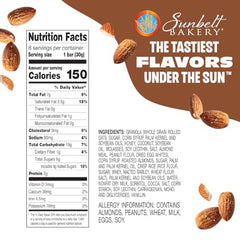 Sunbelt Almond Sweet & Salty Granola Bars with roasted almonds and fudge visible