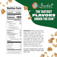 Sunbelt Bakery Oats and Honey granola bars, bars close-up, showcasing chewy texture for quick energy.