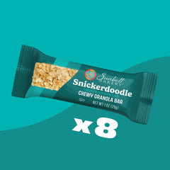 Sunbelt Bakery Snickerdoodle Chewy Granola Bars cinnamon sparkle, snack-time flavor close-up