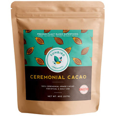 Sunbird Organics ceremonial cacao Peru small melt-ready pieces for quick prep