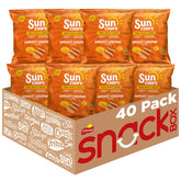 SunChips Harvest Cheddar bag close-up highlighting whole grain goodness for lunchboxes