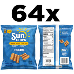 Sunchips Original Multigrain crisp close-up showing texture