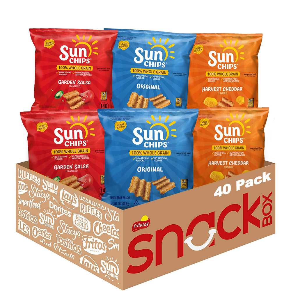 SunChips 40-bag variety pack ready for family snacking on the go