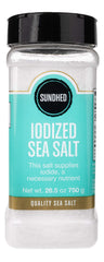 Sundhed Sea Salt Fine refill bottle pour for everyday seasoning with natural minerals.
