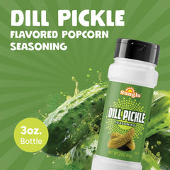 Sunglo dill pickle seasoning on fries offers tangy herb kick