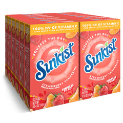 Sunkist Singles to Go Strawberry Tangerine stick for on the go hydration with Vitamin C