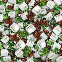 Sunny Island Arcor Chocolate Filled Mints bag view, bulk candy for gatherings.