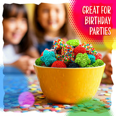 Sunny Island Crunchy Gummy Candy Mix colorful snack collection in a bowl