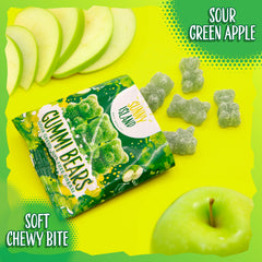 Sunny Island Dye-free candy appearance with bright natural green color