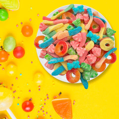 Sunny Island Gummy Candy Mix Bears deliver colorful bite-sized fun for kids and parties.
