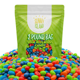 Sunny Island Sour Jelly Beans 2lb pack in assorted colors for Easter baskets and snacking.