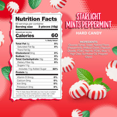 Sunny Island Starlight Peppermint Mints individually wrapped for convenient pocket freshness