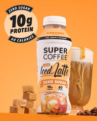 SUPER COFFEE 10g protein bottle for satisfying meals or snacks