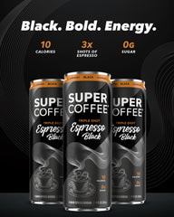 Super Coffee Espresso pouring into glass showcases quick, café-quality flavor anywhere.