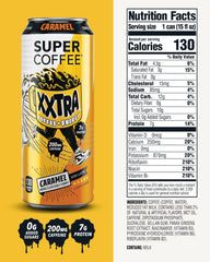 Super Coffee XXTRA protein coffee ingredients highlight 7g protein per serving.