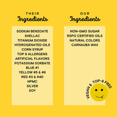 Supernatural Twinkles Non-GMO vegan label shown on the bottle, ideal for vegan-friendly decorating