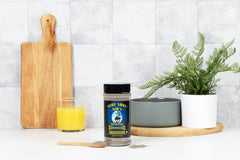 Sure Shot Sid’s activated charcoal rub detail emphasizing deep smoky crust potential