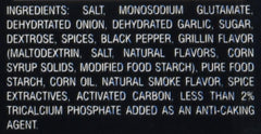 Sure Shot Sid’s Gunpowder Seasoning on steak for a rich char.