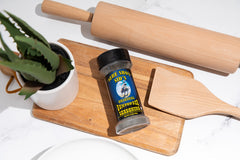 Sure Shot Sid's Gunpowder on steak for a robust, flavorful crust.