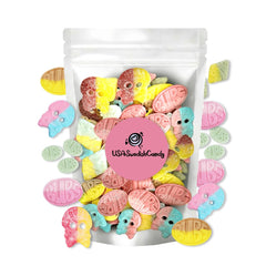 Susa Candy Bubs Swedish Candy Mix oval gummies, soft texture for quick snacking