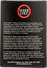 Sushi Chef panko breadcrumbs from Thailand add texture and versatility.