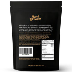 Swag Brewery Whiskey Nuts peanuts mix — hearty bite to enjoy during bourbon tastings.