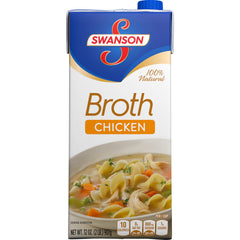 Swanson Chicken Broth 32oz six-pack cartons for easy pantry cooking