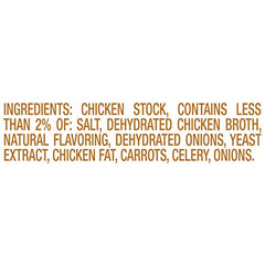 Swanson Chicken Broth label close-up, gluten-free and no MSG