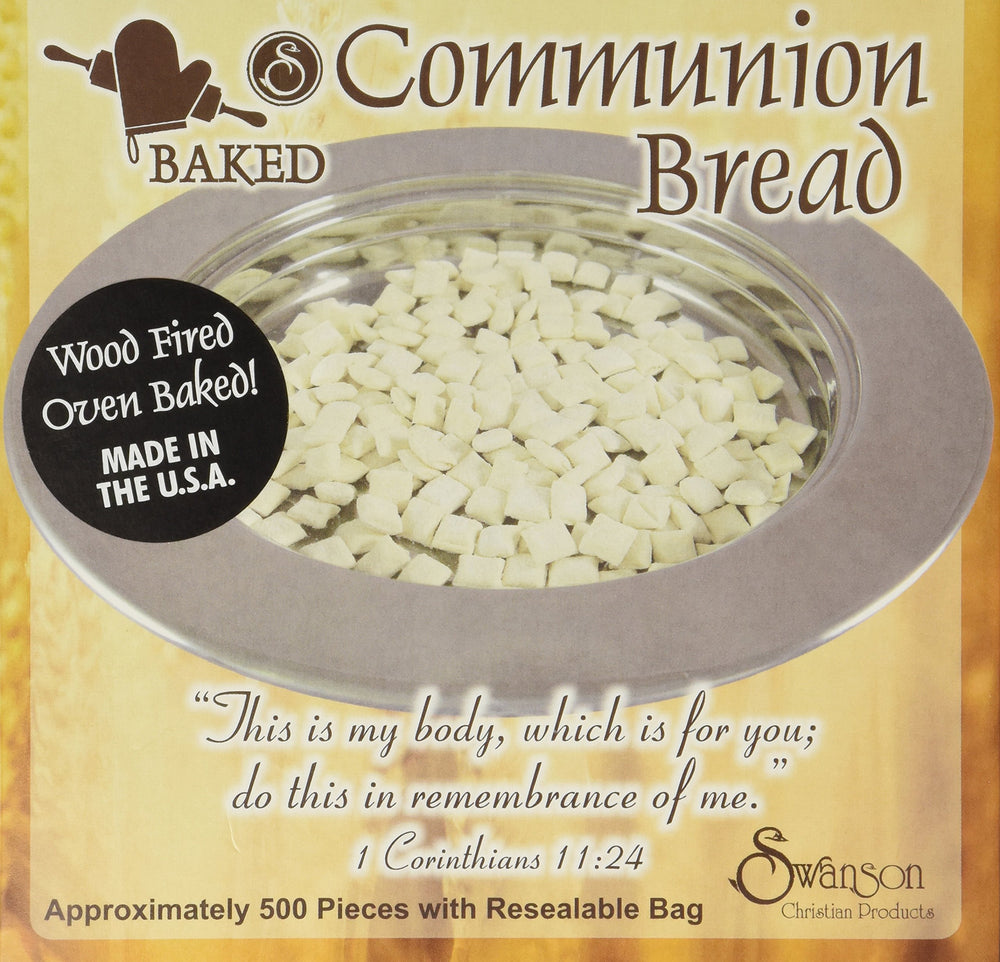 Swanson Christian Products communion bread square 500-pack for convenient worship service use
