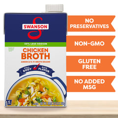 Swanson broth used to boost flavor in rice and pasta when cooked with its base