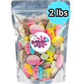 Swe Sweets BUBS Swedish Candy Mix 2lb package, resealable for easy on-the-go snacking.