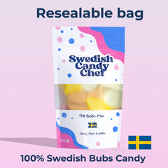 Swedish Candy Chef Bubs mix – colorful assorted candies in one bag.