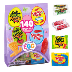Swedish Fish Easter bag featuring chewy fruity fish shapes