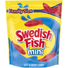 Swedish Fish Mini fruity flavor gummies for quick snacking