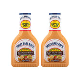 Sweet Baby Ray's Secret Sauce bottle showing bold horseradish flavor for dipping